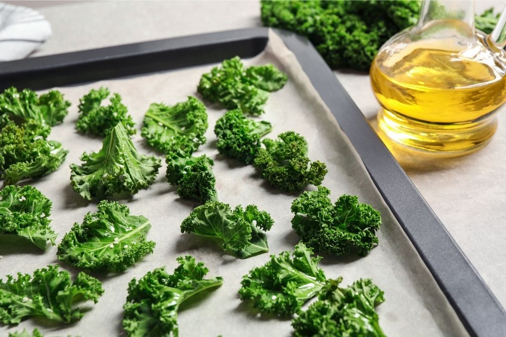 anti-inflammatory kale chip snack