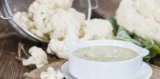 cauliflower nerve nutrient soup